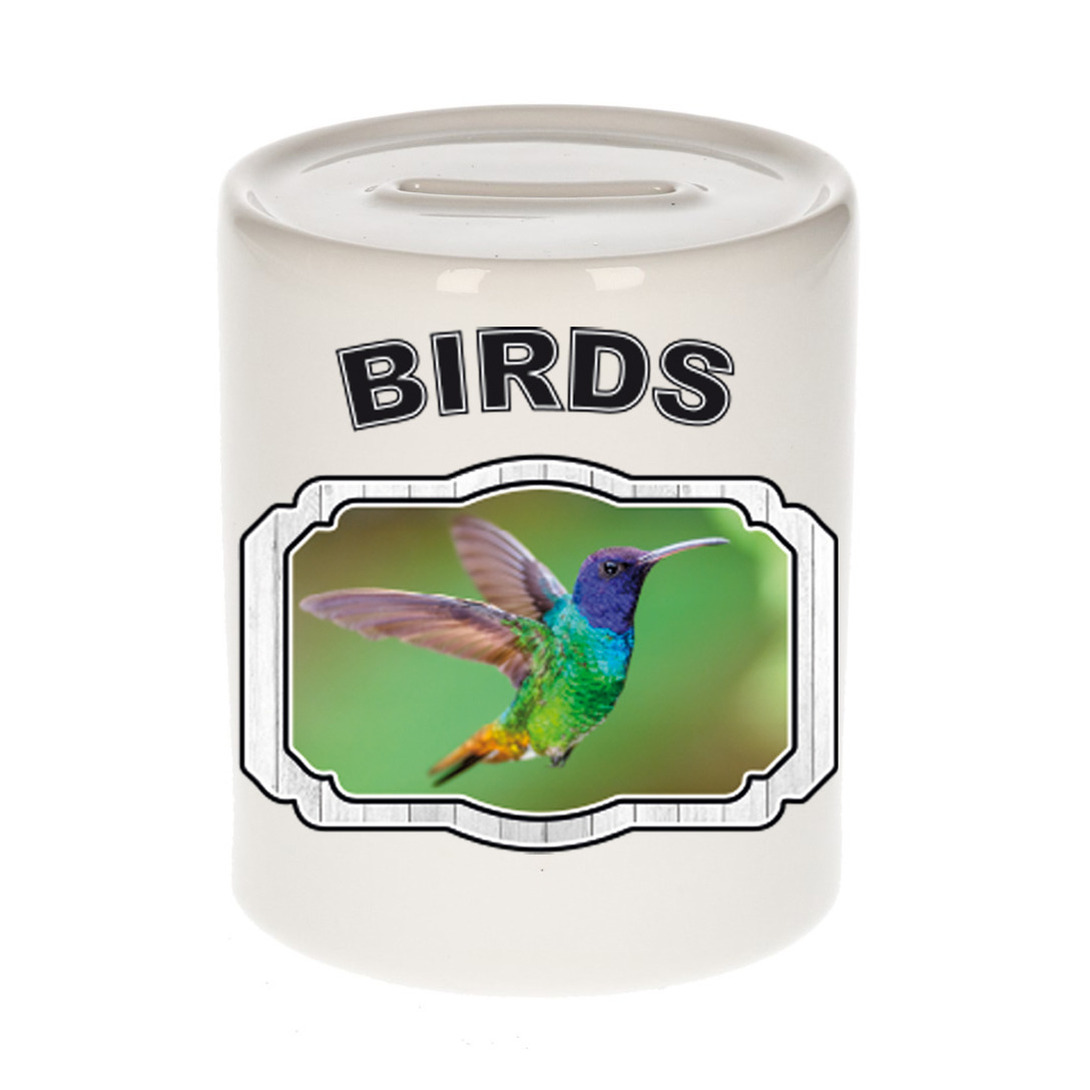 Dieren liefhebber kolibrie vogel spaarpot - vogels cadeau