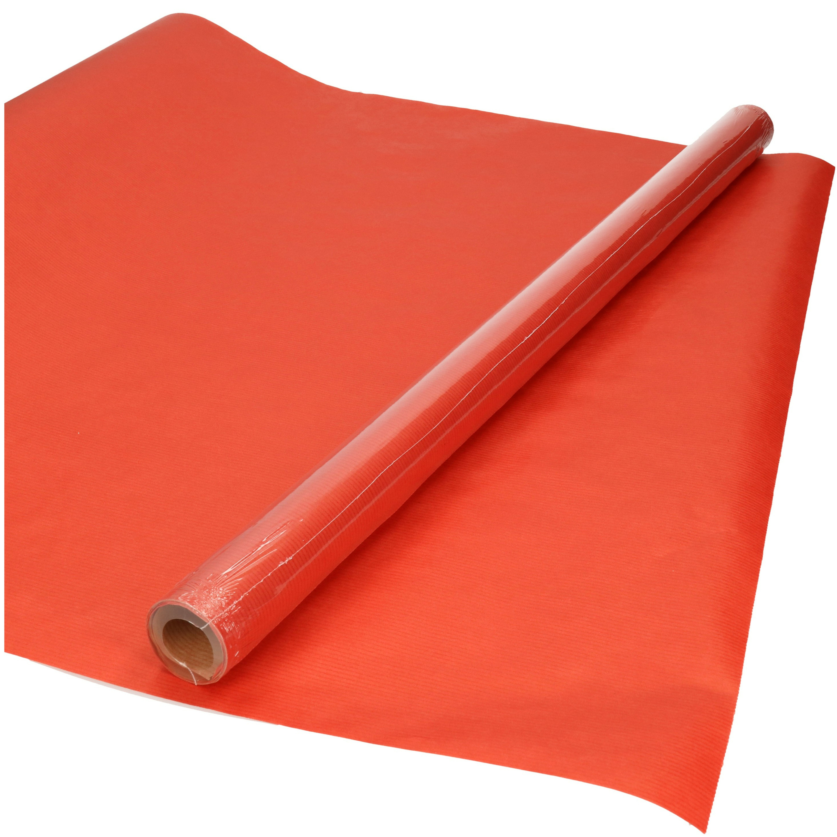 Kraft cadeaupapier inpakpapier rood 70 x 200 cm 60 grams