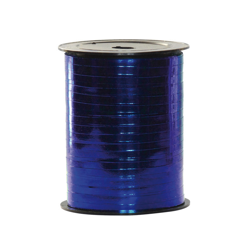 Rol lint in metallic blauwe kleur 250 m