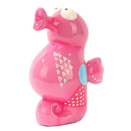 Spaartpot roze gekleurd zeepaardje