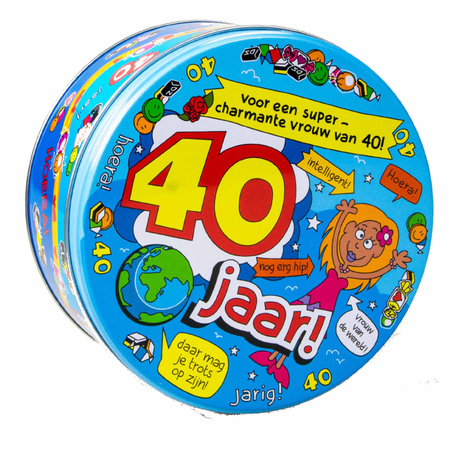 40 year candy box / stock box gift for 40th birthday for women