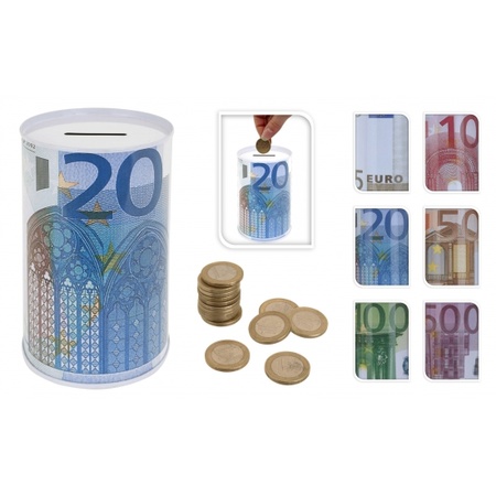 500 eurobill money box 13 cm