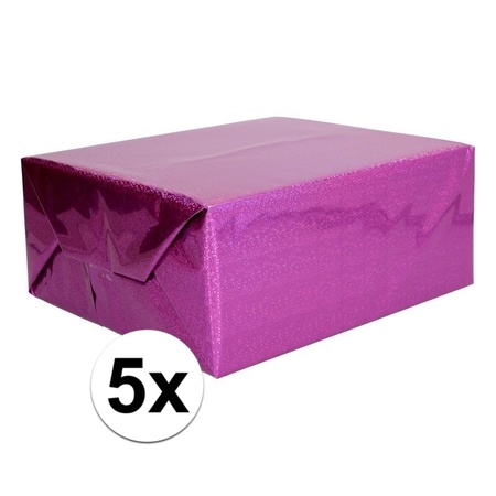 5x Holographic purple metallic hobby / wrapping foil