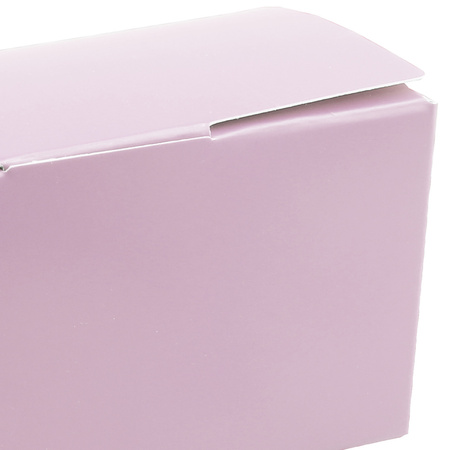 Giftbox/chocolate box - 11 x 5 cm - Wedding favour - 25x pieces - violet/purple - 125 grams