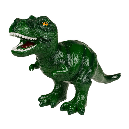 Money bank Dino T-Rex - polyresin - green - 22 x 32 cm