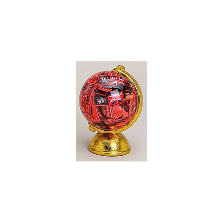 Money box red globe